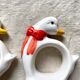Goose napkin rings 80s
