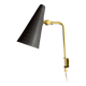 Rare, mid-century design wall lamp, Bergboms, Sweden