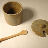 Stoneware condiment set