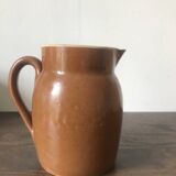 Set of 3 glazed stoneware jugs
