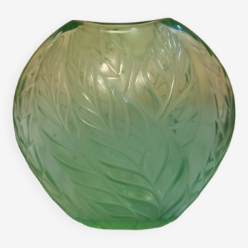 Vase Lalique vert