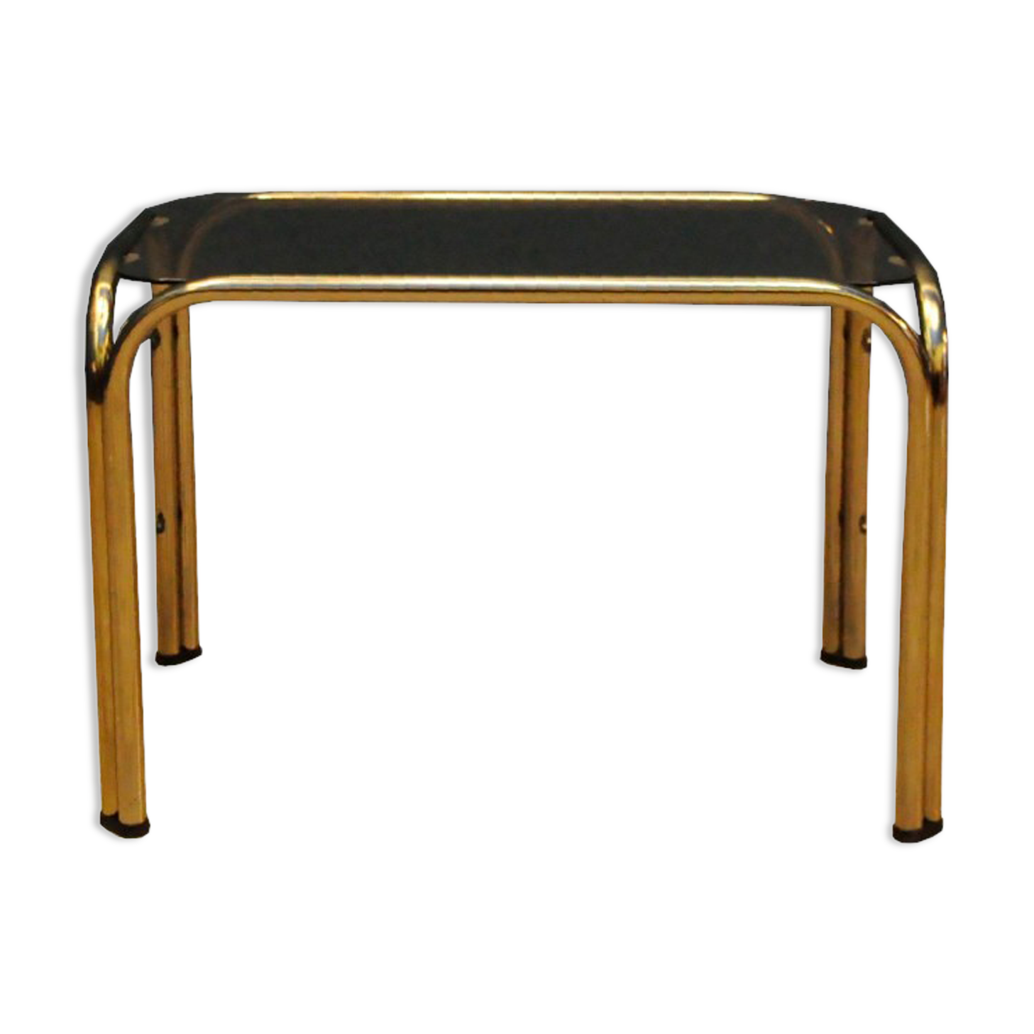 Coffee Table, Smoked Glass and Chrome