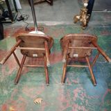 Pair of American Quaker Ercol chairs