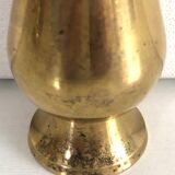 Vase ancien laiton doré