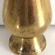 Old gilded brass vase