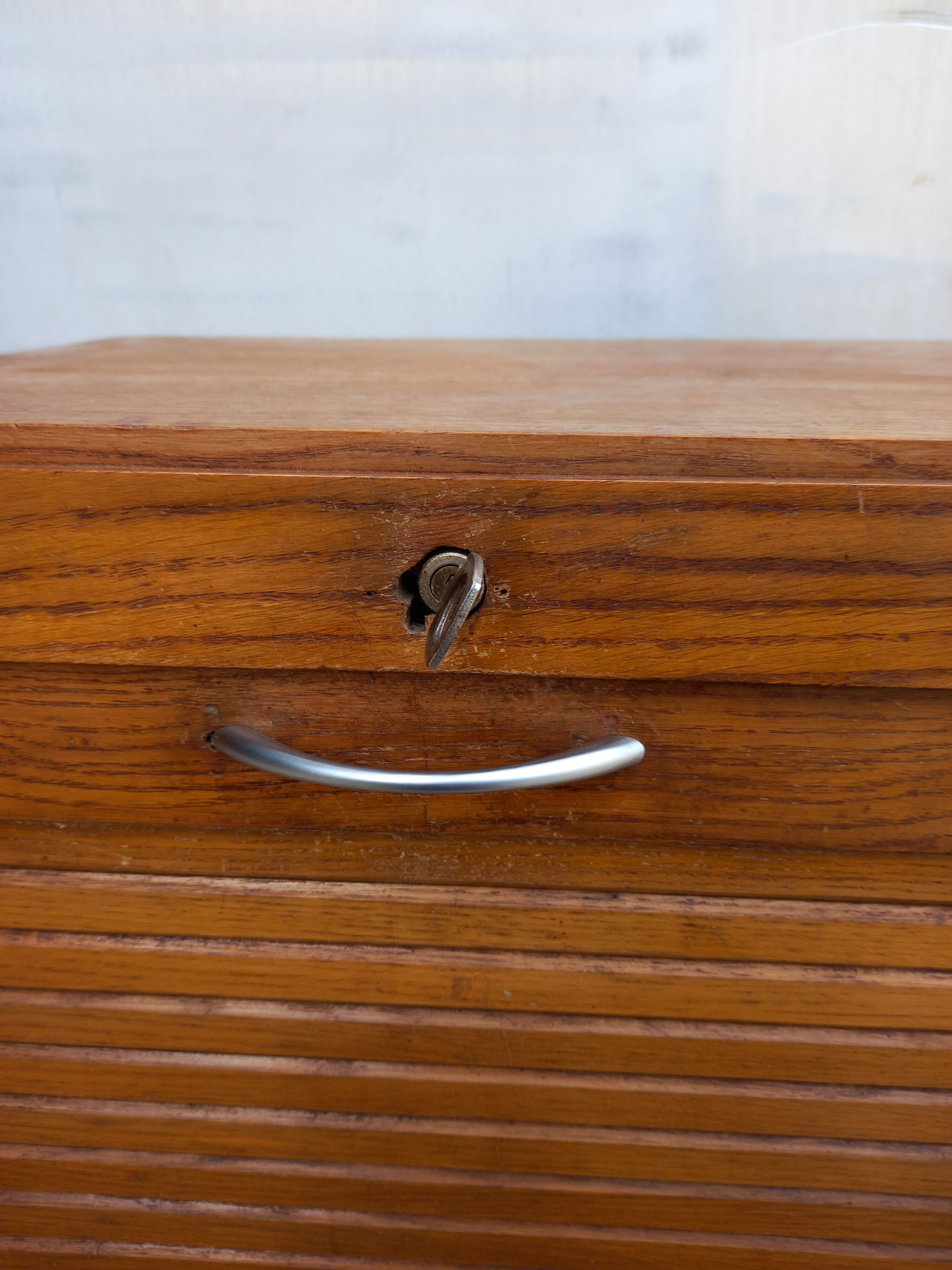 Cabinet binder double curtain 50s