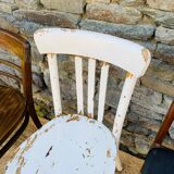 Set of 8 mismatched chairs