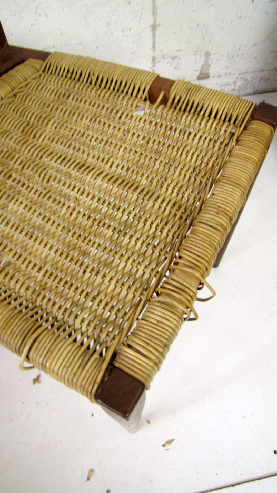 A pair of chairs by rudolf frank for lucas schnaidt, germany 1962