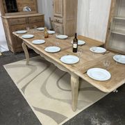 Solid oak farmhouse table