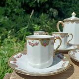 Limoges porcelain tea service - Walbecque Dewitte Armentières