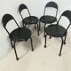 Set of 4 foldingchairs by Lucci & Orlandini