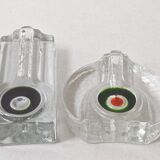Set of 2 vintage vases by Walther 1970
