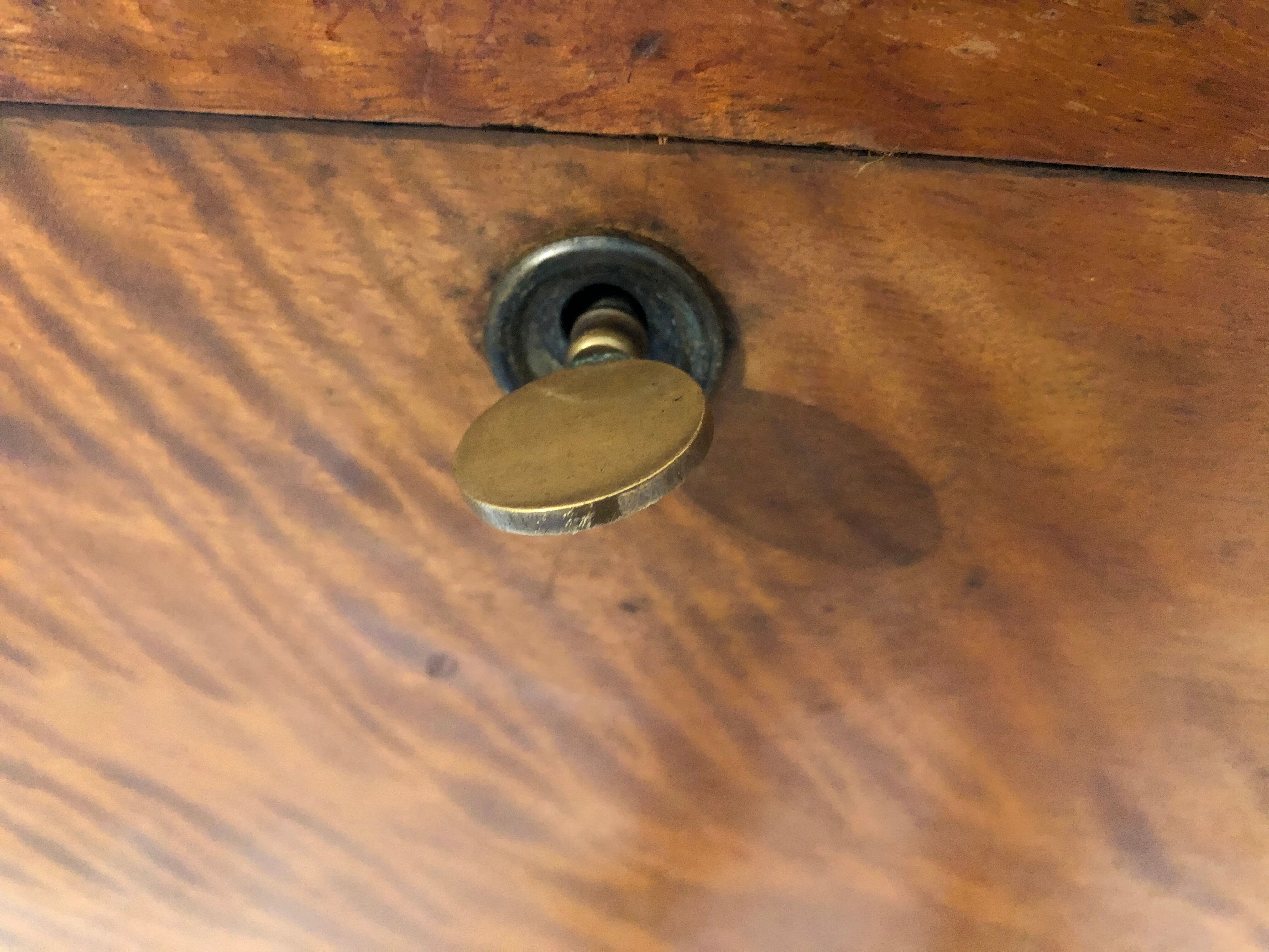 Storage unit art deco style in burled satinwood