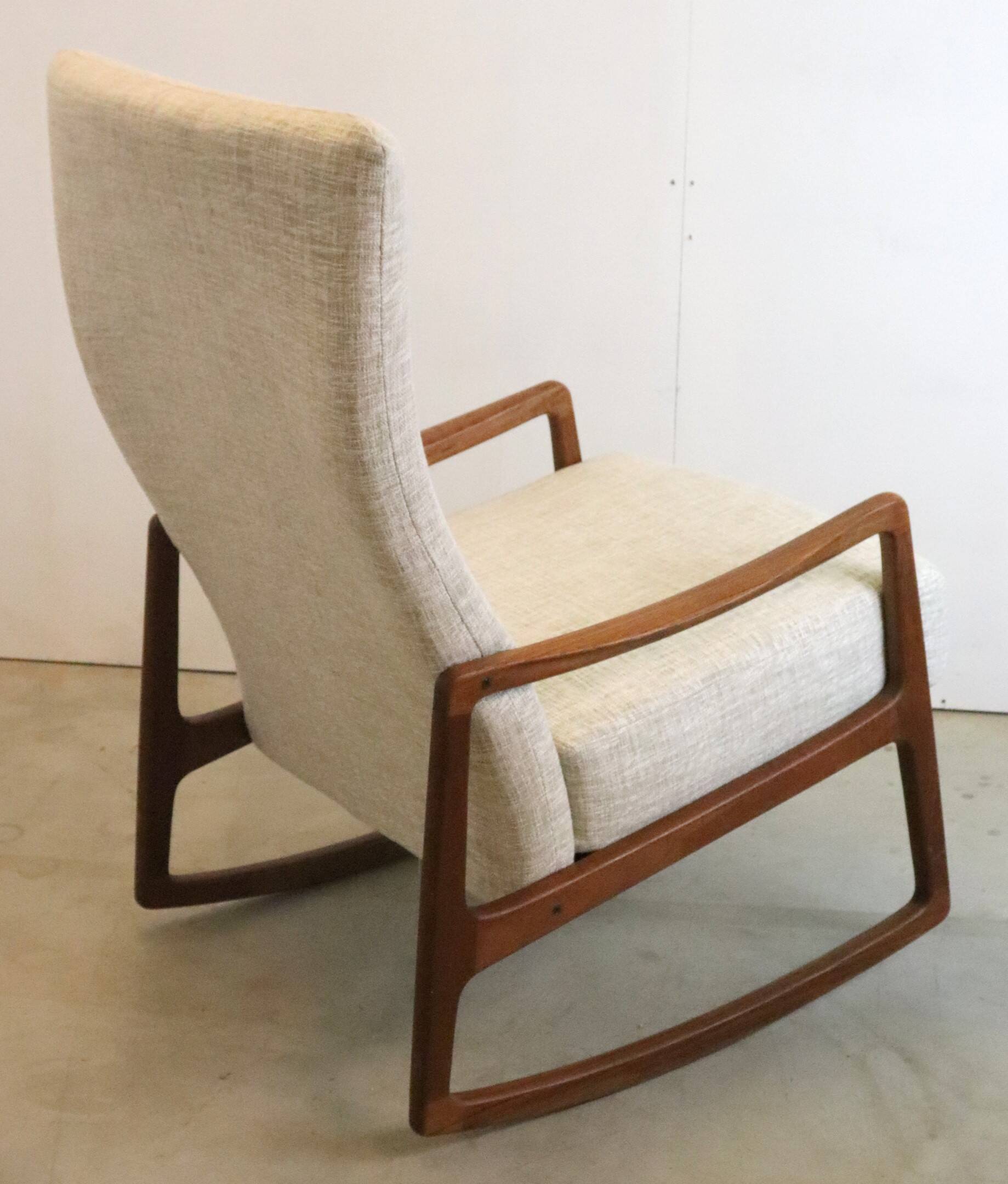 Ole Wanscher pour France & Son rocking chair 'Ulfborg' vintage