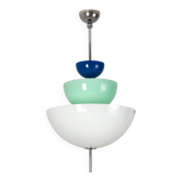 Rare 1980s Memphis style Murano glass chandelier / pendant lamp - Tre
