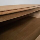 Antique chest of drawers in light oak