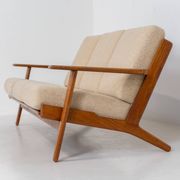 GE-290 3-seater sofa in oak by Hans J. Wegner for Getama
