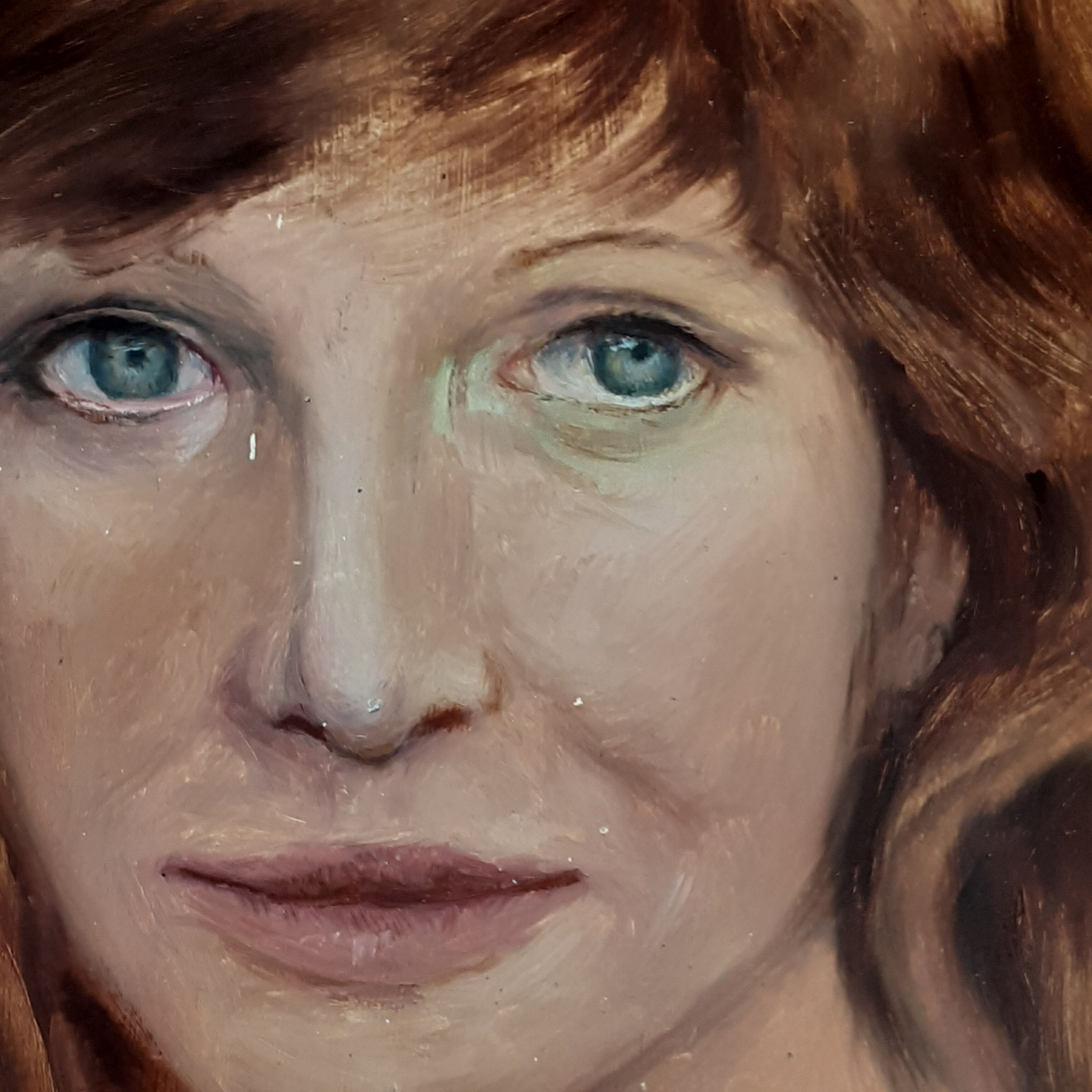 Portrait of a woman from the 50s