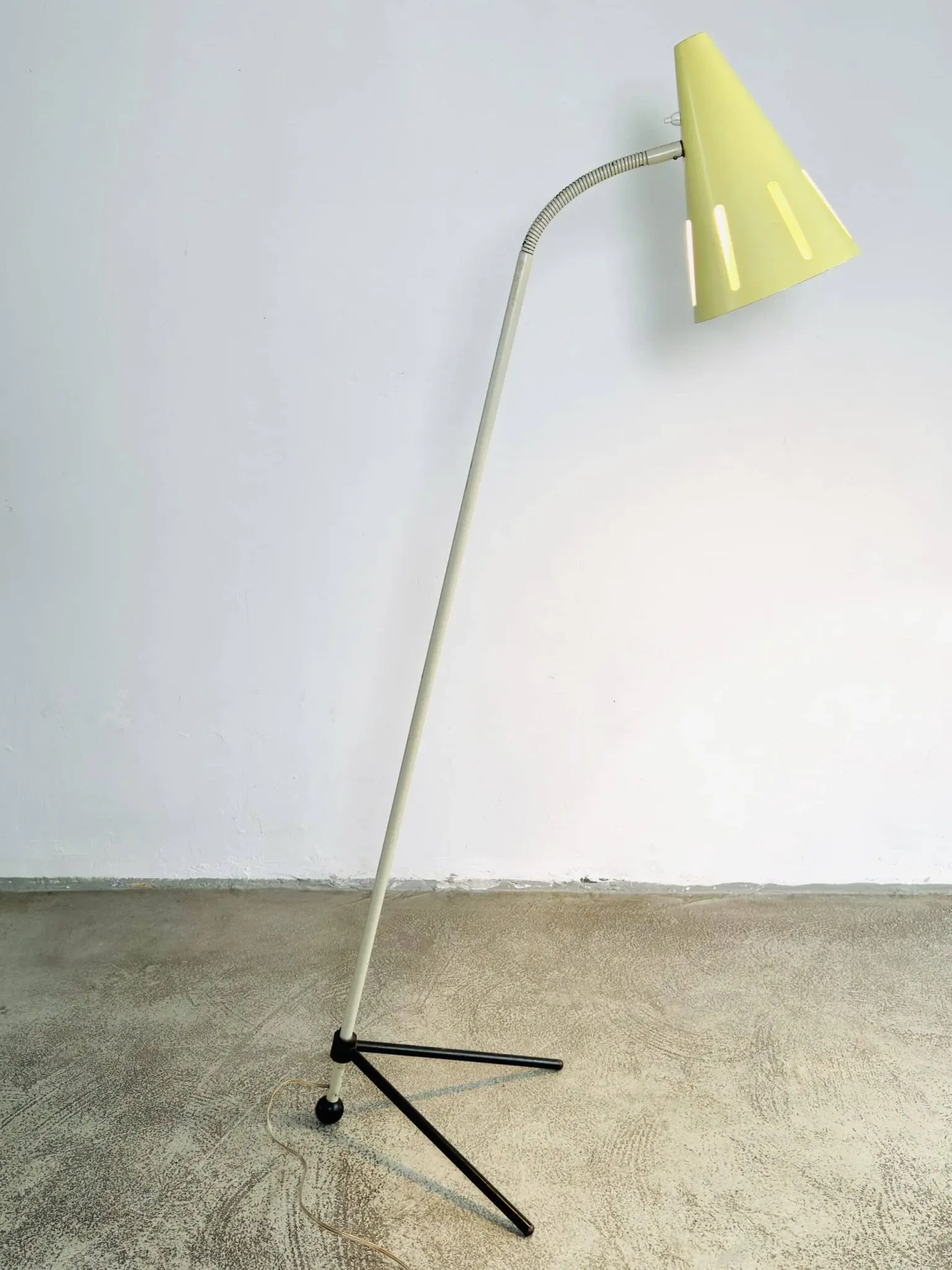 'Sun Series' Floor Lamp By H. Busquet For Hala Zeist, Netherlands 1950S