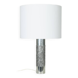 Brutalist aluminum lamp, 1970s