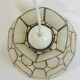 Vintage mother-of-pearl pendant light – Geometric style, 70s