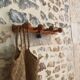 Antique wooden coat hook