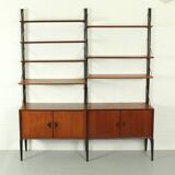 Teak Modular Wall System by Louis van Teeffelen for WéBé, 1955