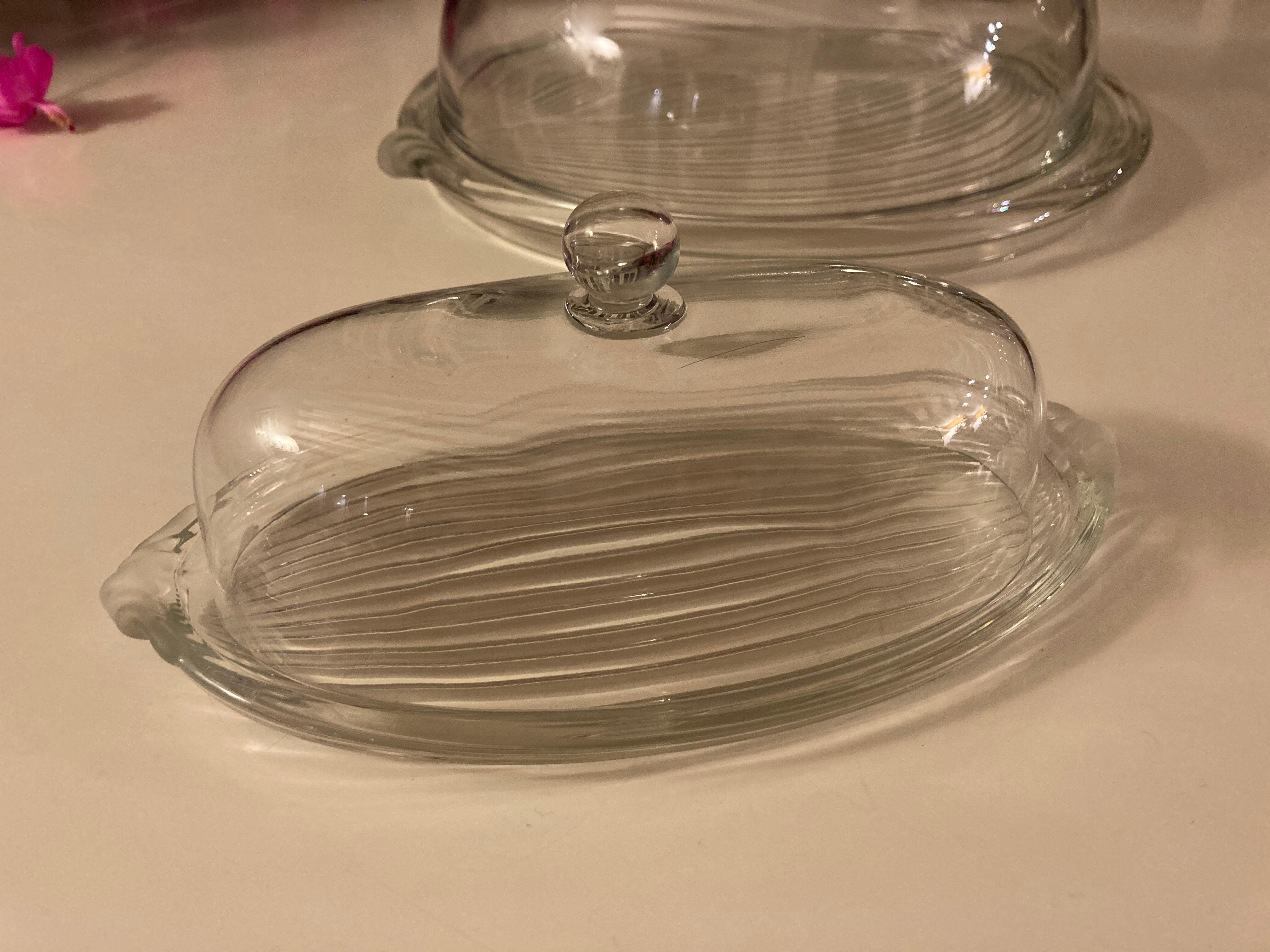 Cheese platter with bell and butter dish