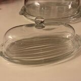 Cheese platter with bell and butter dish
