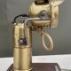 Old acetylene lamp "Lutetia" on wood support