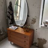Bougeoir fleurs en laiton