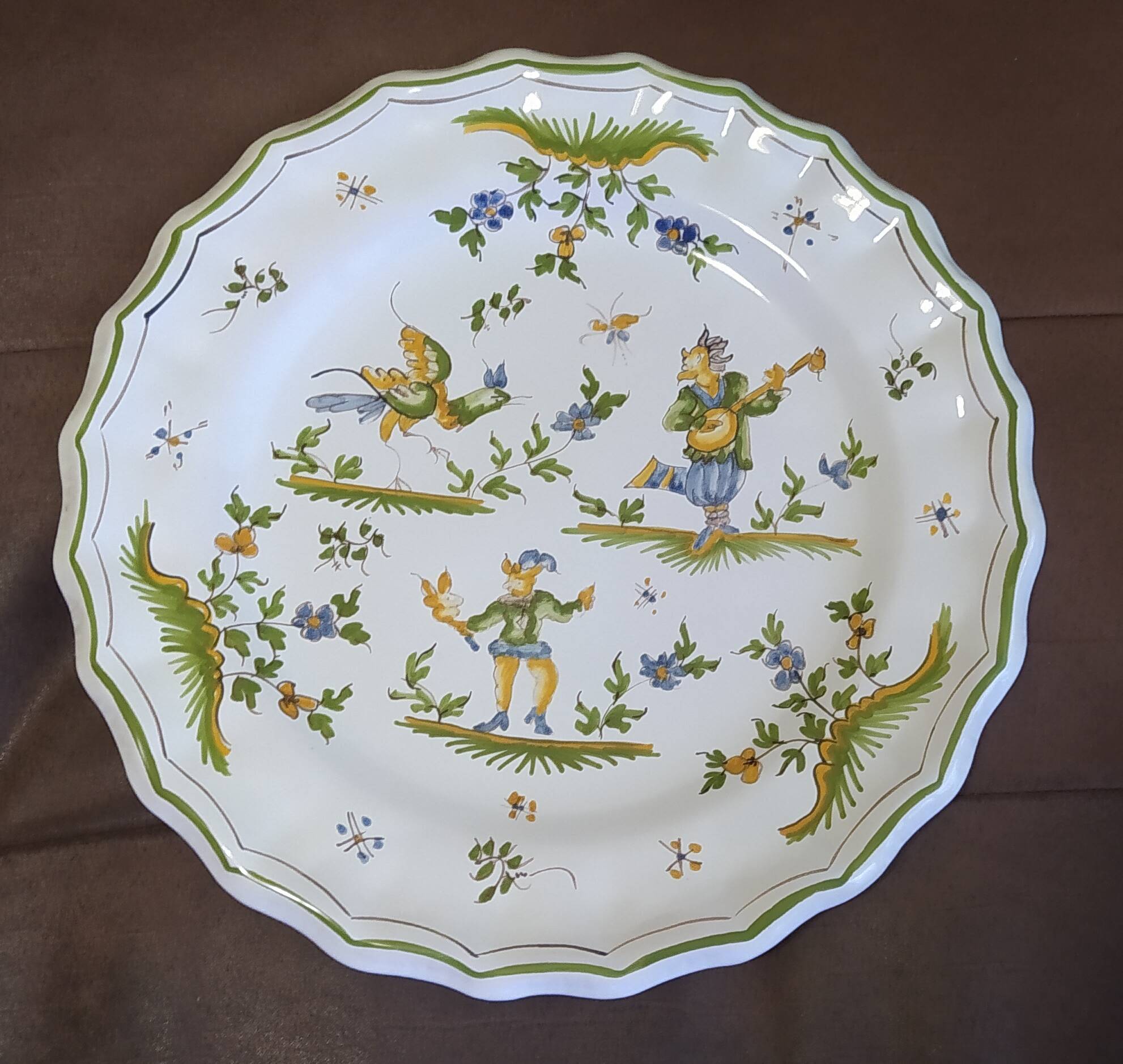 Assiette décorative Moutier
