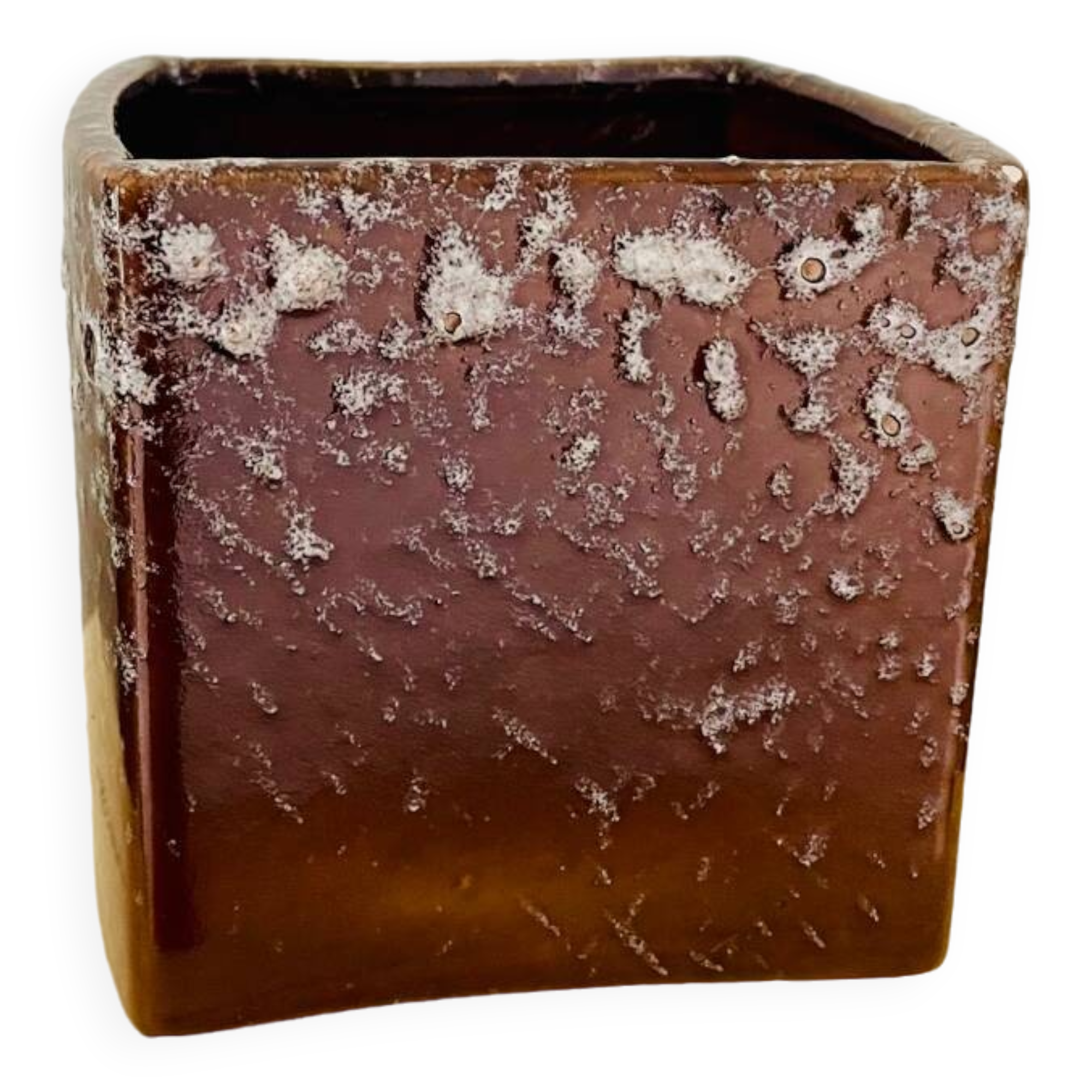 Vintage Fat Lava numbered planter