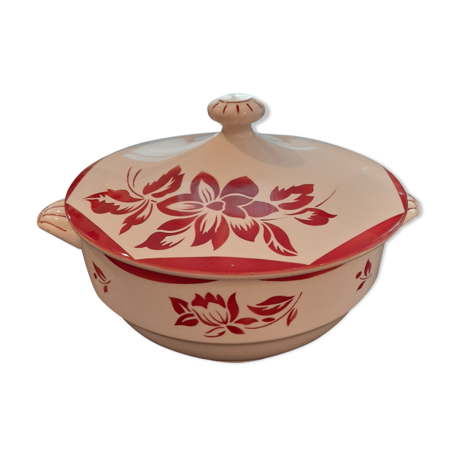 Soupière Digoin Sarreguemines