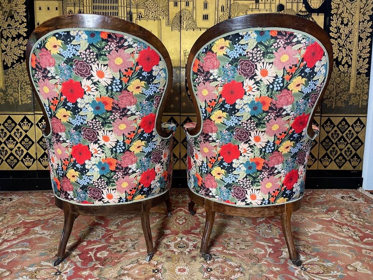 Pair of Louis Philippe armchairs //Napoleon III