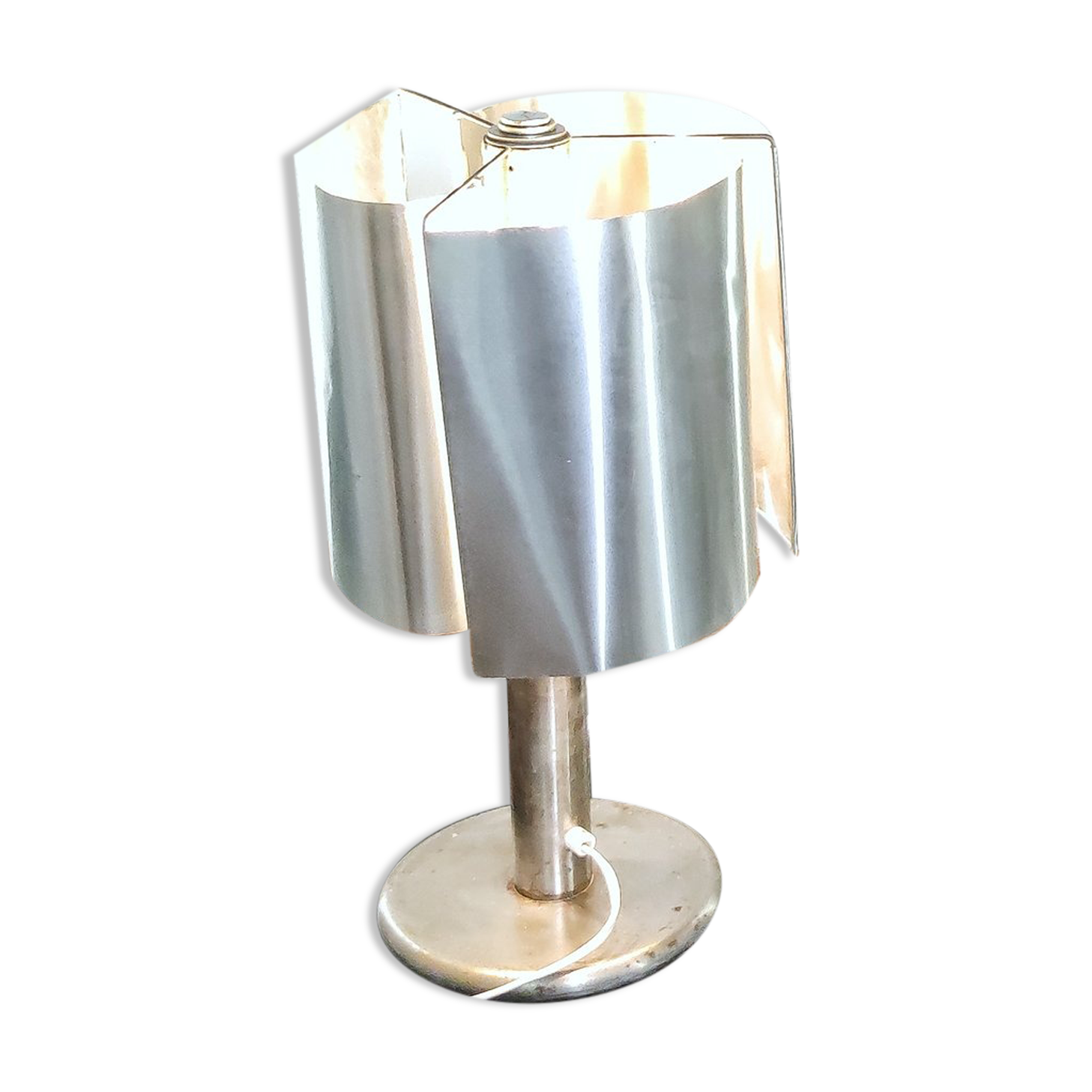 Lampe années 70 avec abat jour de Sauze