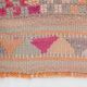 Soft Pink Oriental Turkish Runner Rug, 75x357Cm