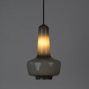 Danish vintage Kreta pendant lamp by Jacob E. Bang, Holmegaard, 1964