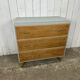 Vintage commode from the 50s-60s – cerused wood and grey