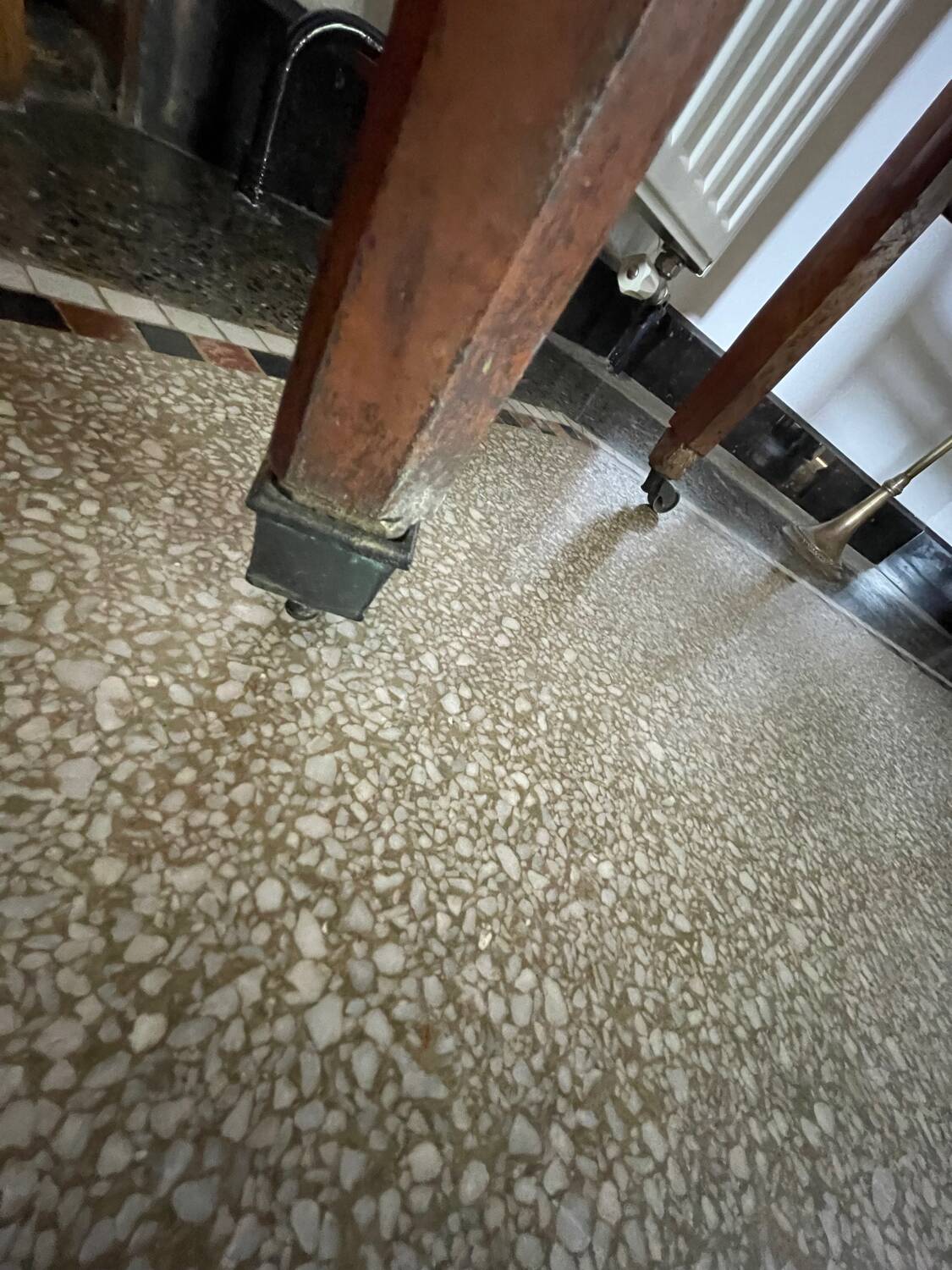 Restoration period straw armchair