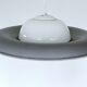 Very Large Art Deco Bauhaus Glass Pendant Light