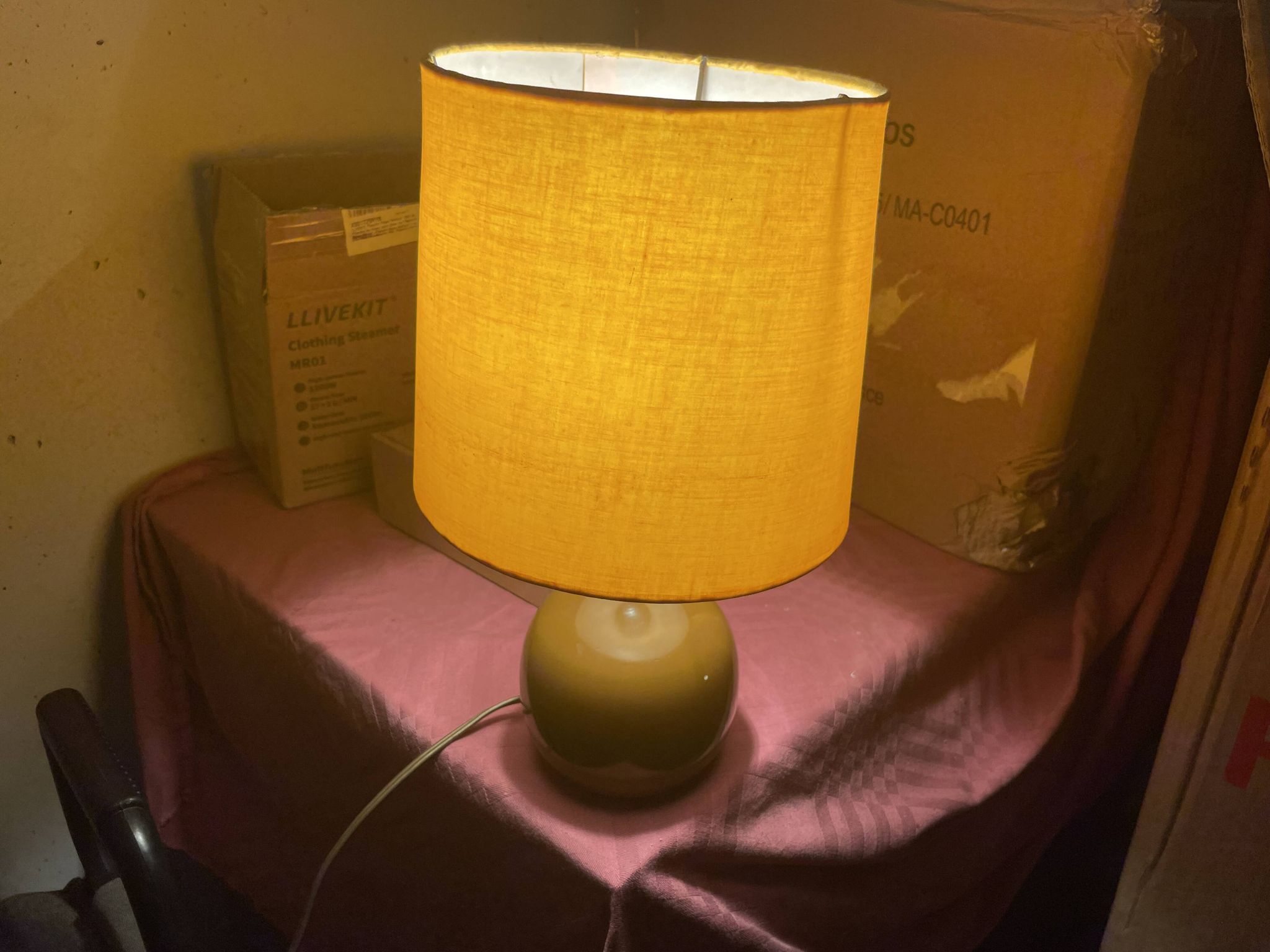 60s ceramic lamp