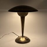 Mid-century modern brass adjustable table lamp, Italy circa 1950