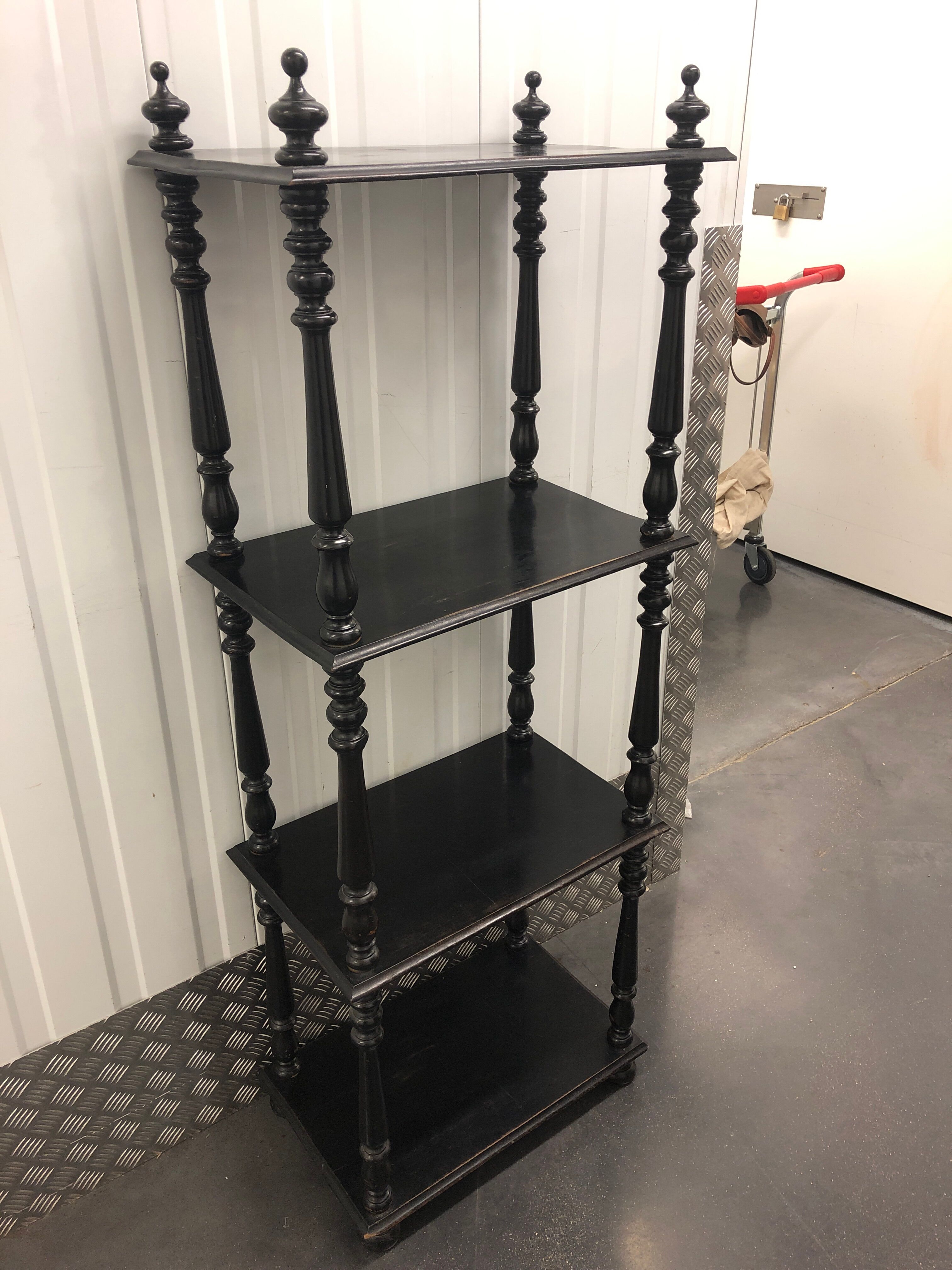 Napoleon III 4-level blackened pear shelf