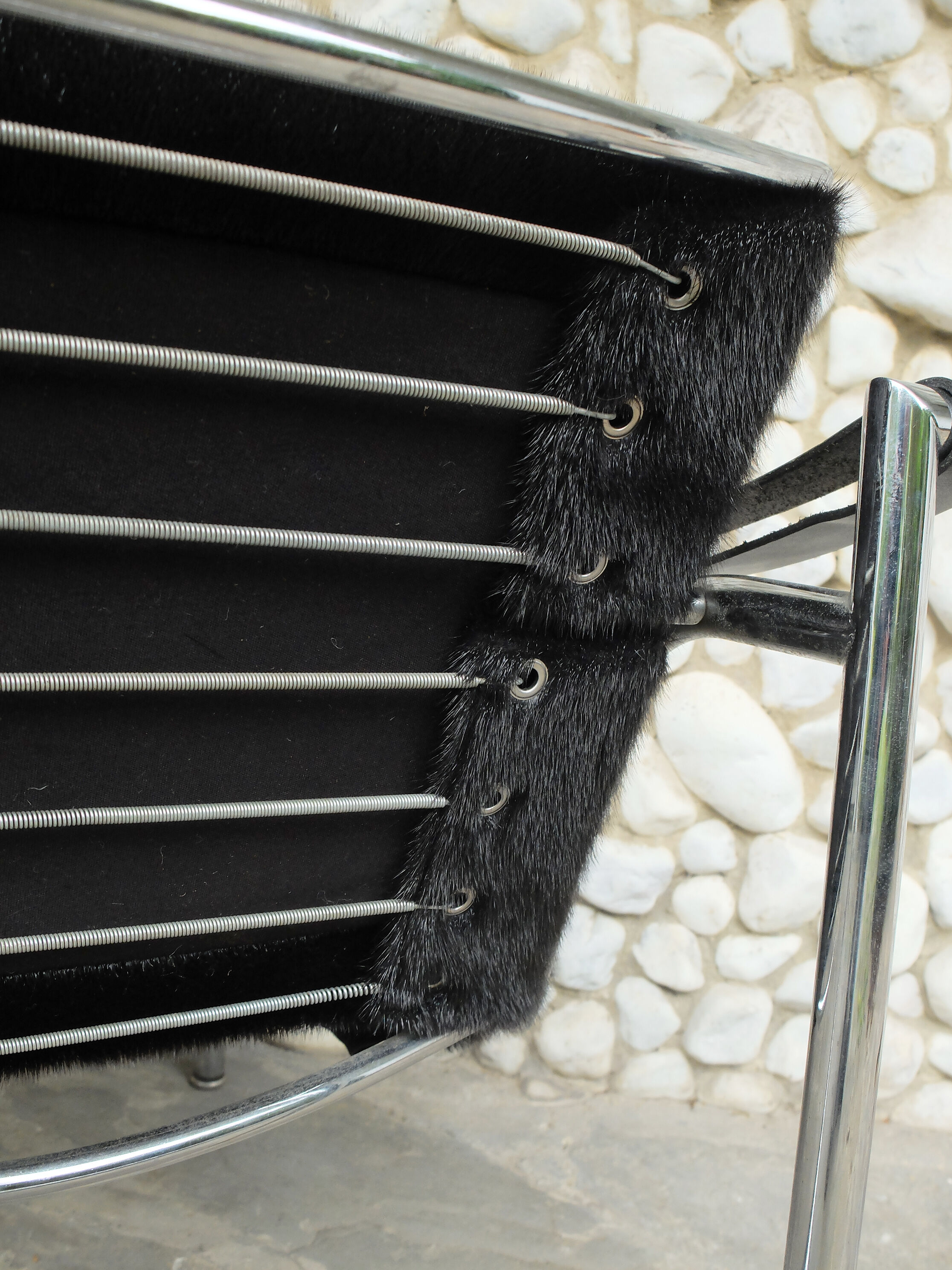 Armchair LC1 No.1395 by Le Corbusier, Pierre Jeanneret, Charlotte Perriand Cassina, 1960