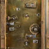 Clock Tiffany & Co New York officer's clock skeleton columns