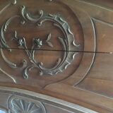 Carved wooden headboard 147X87