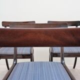 Series of 8 chairs Rundstedlung Ole Wanscher