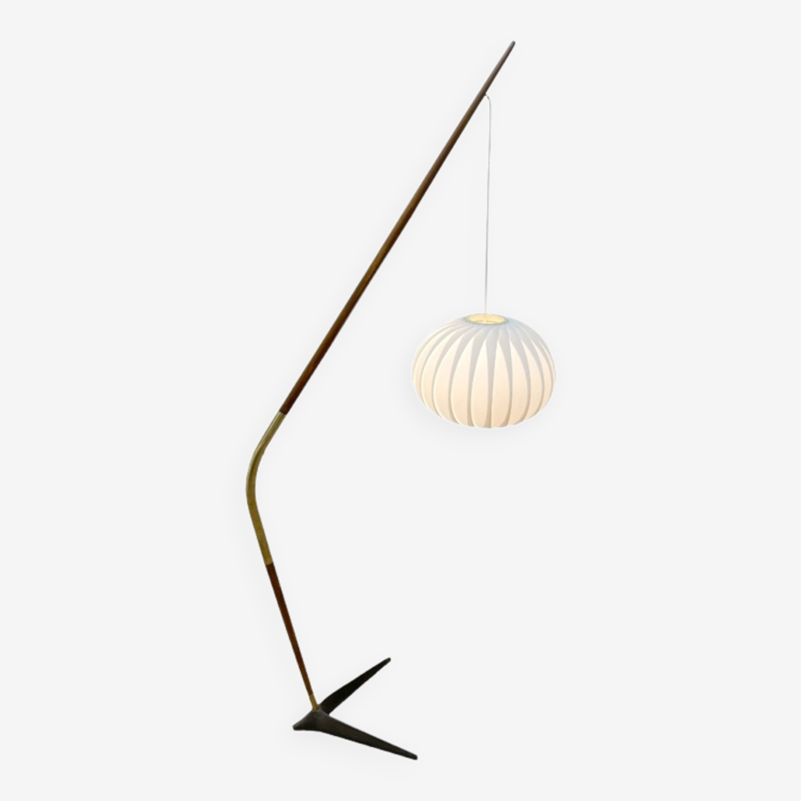 Fishing Pole floor lamp by Svend Aage Holm Sorensen