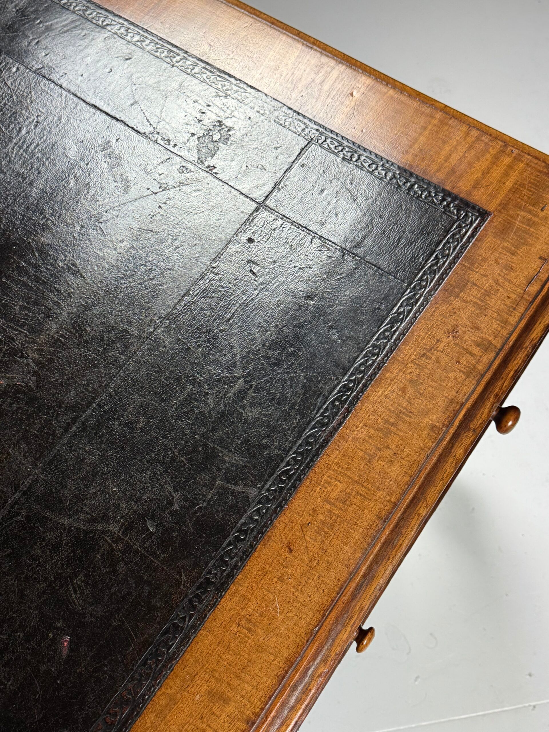 English writing desk partner desk 19th century